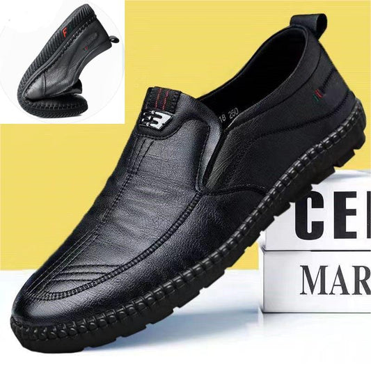 【39-44】 2024 zapatos casuales de cuero para hombres de mediana edad y personas mayores_3860197