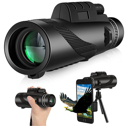 🎉 ¡Ahorra 49%! 🏆🔭【Venta caliente🔥】Monocular Alta Potencia y Visión Nocturna - Alta Definición, Compacto, Portátil--3885419