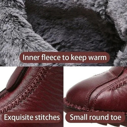 🔥🥾【35-41】Cizme de gleznă din natural skin anti-slip pentru femei italiene făcute manual_3835593 