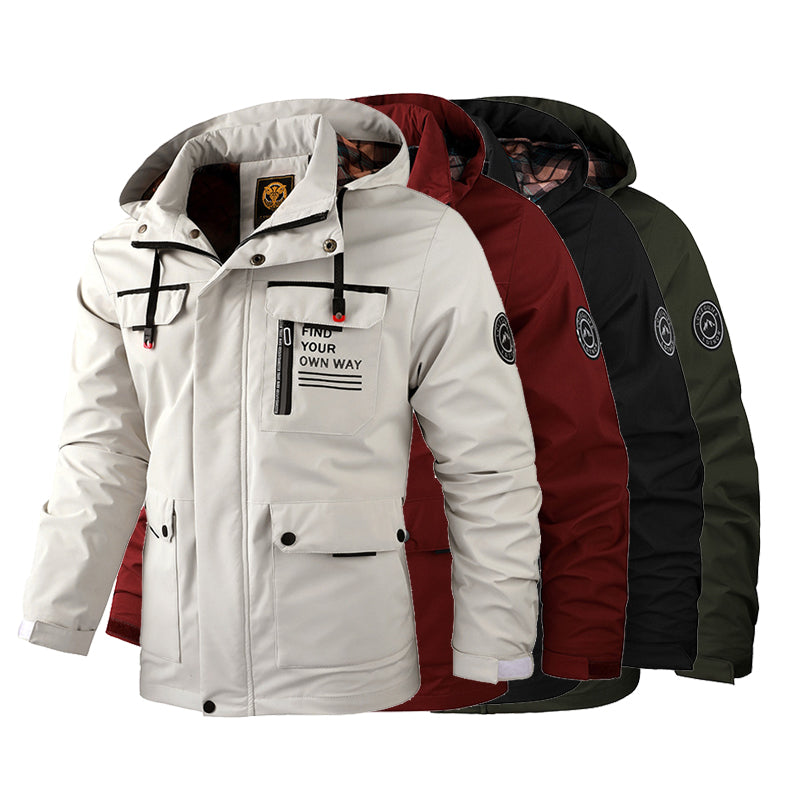 🔥【M~4XL】 2024 Nueva chaqueta de montañismo al aire libre impermeable a prueba de viento para hombres 3832410