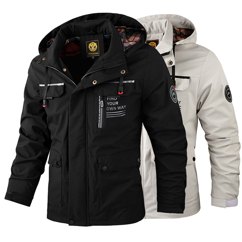 🔥【M~4XL】 2024 Nueva chaqueta de montañismo al aire libre impermeable a prueba de viento para hombres 3832410