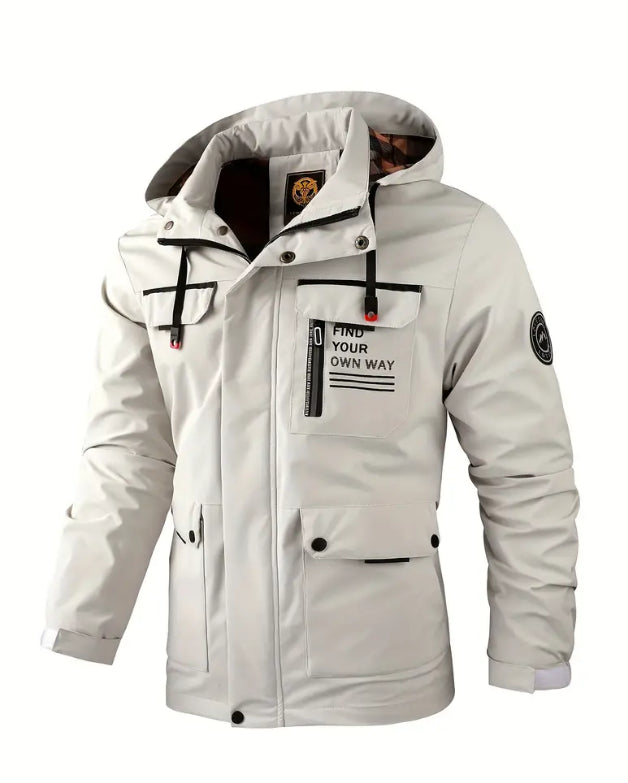 🔥【M~4XL】 2024 Nueva chaqueta de montañismo al aire libre impermeable a prueba de viento para hombres 3832410